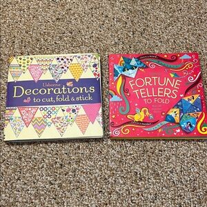 Usborne Kids Craft Puzzle Set - Decorations and Fortune Tellers to Fold